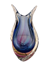 Probably Flavio Poli, Sommerso Glass Vase