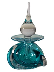 Michael Trimpol Art Glass Perfurm Bottle