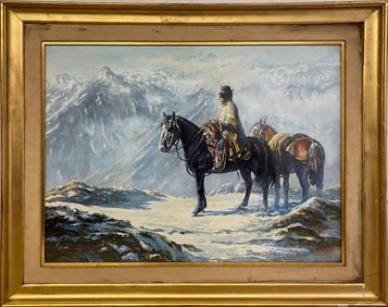 Esteban Roberto GARINO (1919) Uruguayan Goache Painting