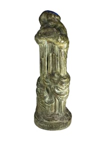 Vintage Probably Composition Sculpture, signed