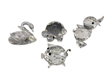 Swarovski Set of 4 Crystal Animals