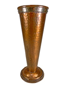 Joseph Henrichs Hammered Copper Vase