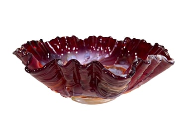 Imperial Glossy Carnival Glass Bowl