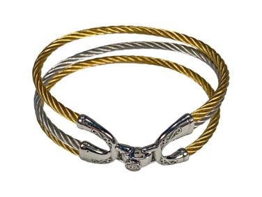Alor Steel Combined Cable Men Bracelet