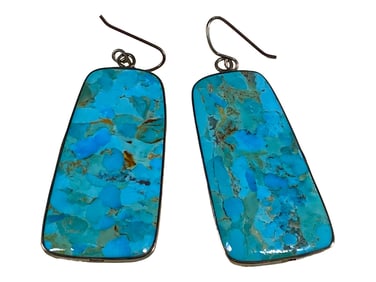 Vintage Navajo Sterling 925 & Turquoise Earings
