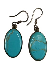 Vintage Navajo Sterling 925 & Turquoise Earings