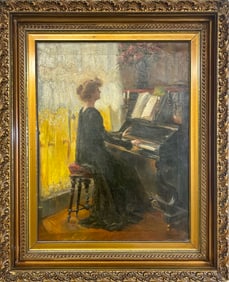 19th C European Oil on Canvas, signed LEGRAND