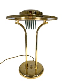 Robert Sonneman Style Saturn Table Lamp