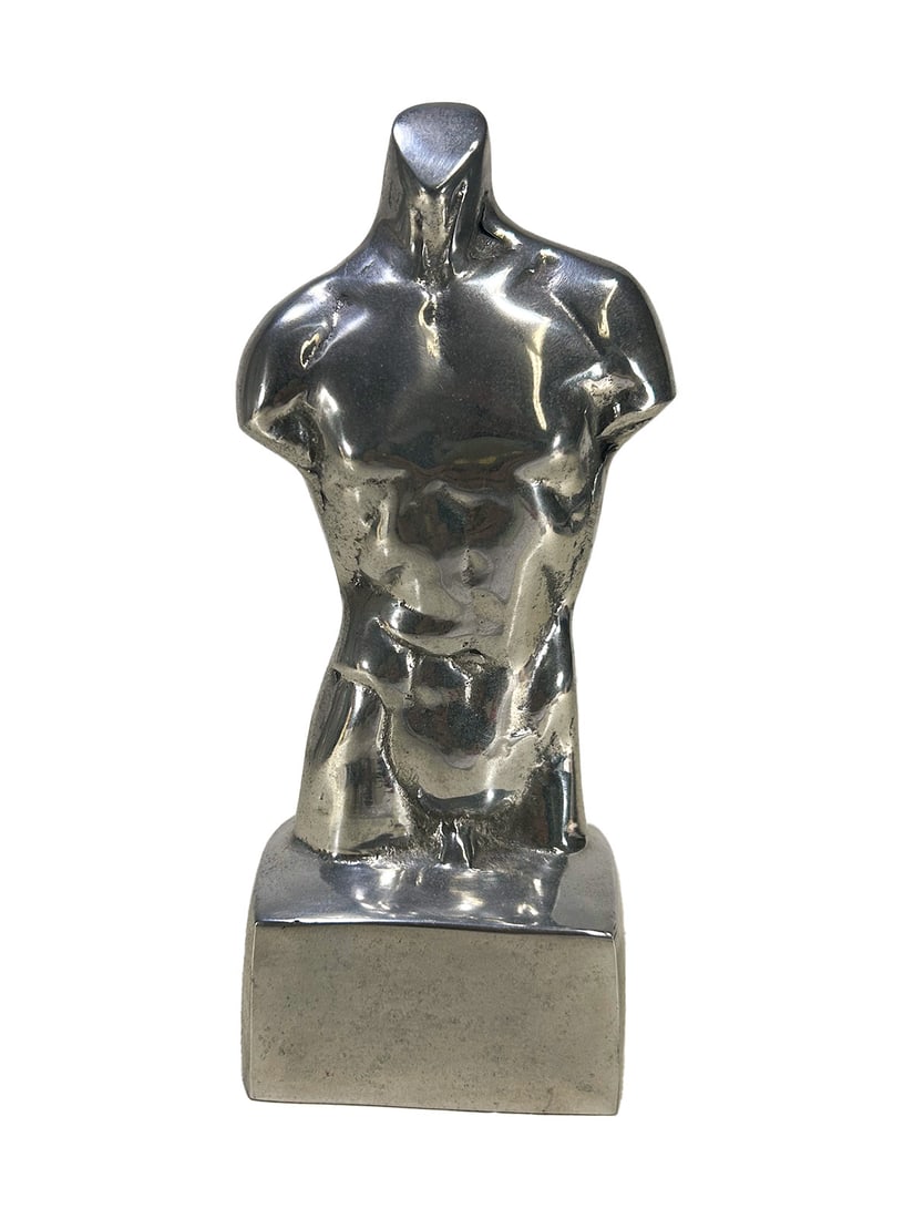Nima Oberol Lunares Modern Aluminum Sculpture: Nima Oberol Lunares Modern Aluminum Sculpture. 8 3/4 x 4 x 3 in.Local Pick up call one day before to make an appointment. TO SHIP THIS ITEM IN USA OR INTERNATIONAL, PLEASE CONTACT THE SHIPPERS : 1) UP