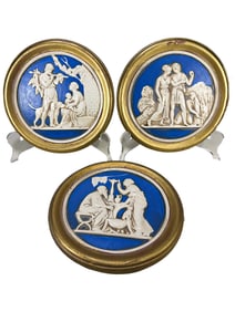 Vintage Horchow, Italy Set of 3 Plaques