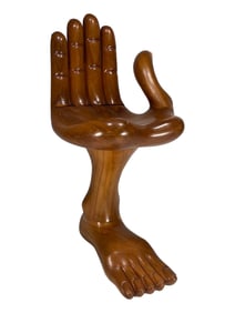 Pedro FRIEDEBERG 1960s Hand & Foot Miniature Chair