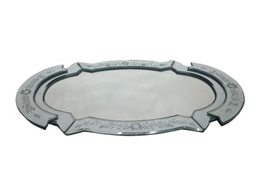 Venetian Style Beveled Mirror Tray