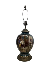 Ernest MEISSONIER, French Porcelain Lamp