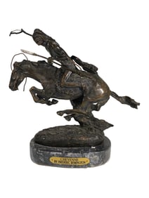 Frederick REMINGTON Cheyenne Bronze Sculpture