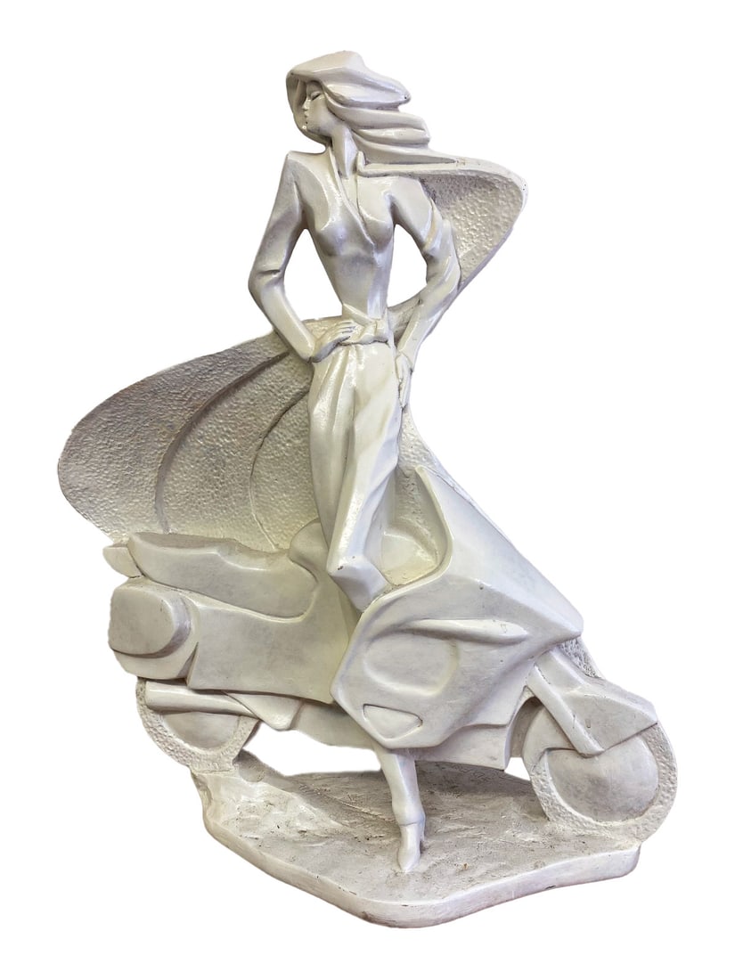 David F Fisher for Austin Pro Plaster Sculpture: David F Fisher for Austin Pro Plaster Sculpture. 27 3/8 x 22 1/4 x 10 1/4 in.Local Pick up call one day before to make an appointment. TO SHIP THIS ITEM IN USA OR INTERNATIONAL, PLEASE CONTACT THE SHI