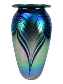 Robert EICKHOLT Iridescent Glass Vase