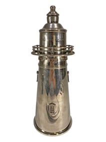 Lighthouse Chrome Martini Cocktail Shaker