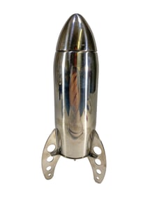 Viski Rocket Chrome Martini Cocktail Shaker