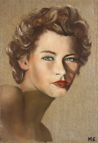Marc Olivier GREGOIRE (1897-1991) French Nude Oil on Masonite