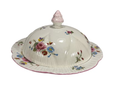 Shelley, England Porcelain Butter Service Dish