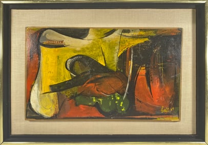Herbert E. FEIST (1903-1981) American Oil on Masonite