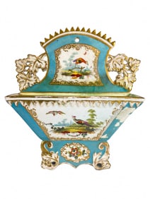 Antique French Porcelain Wall Bracket
