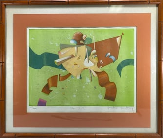 Yankel GINZBURG (1945) Israeli Lithograph