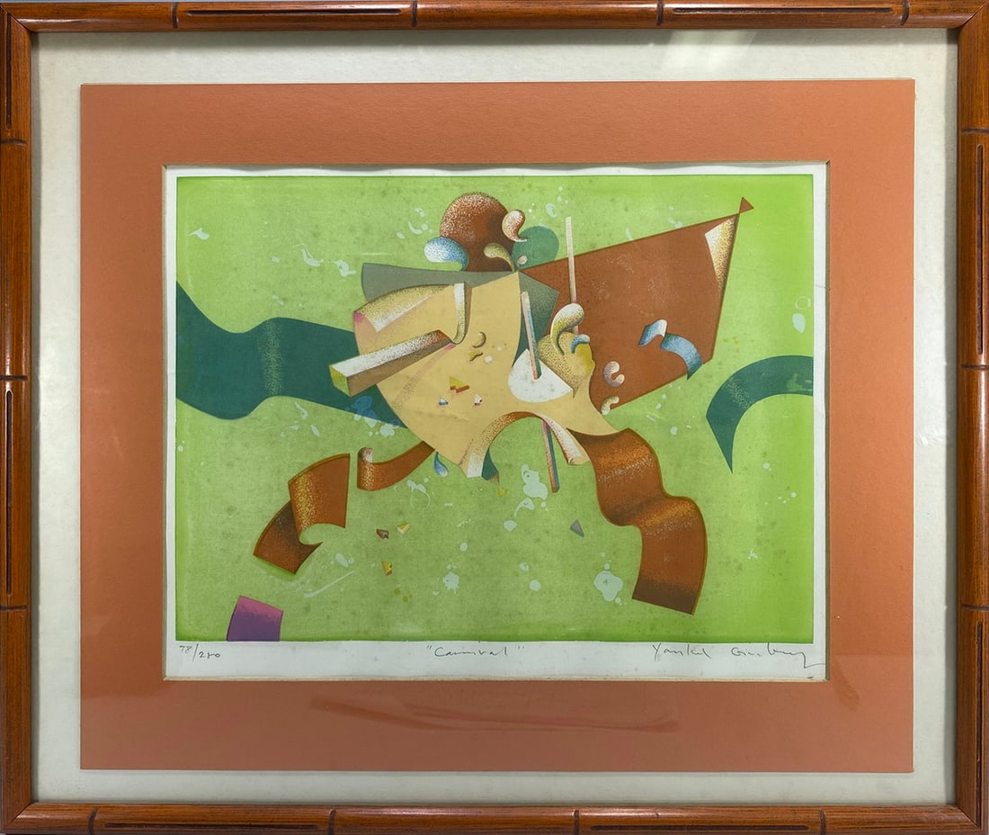 Yankel GINZBURG (1945) Israeli Lithograph (1 of 5)