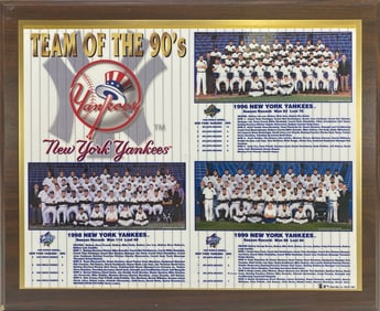 New York Yankees Team of the 90s Poster