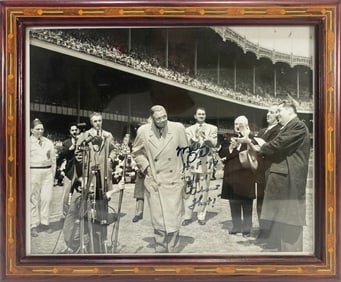 Babe Ruth NY Yankees Player Photograph