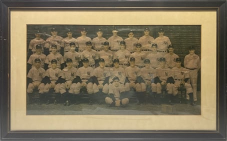 NY Yankees 1946 Players Printed Photo