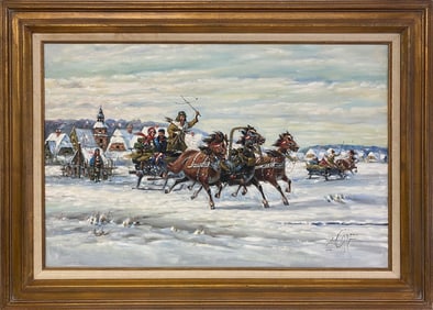 Z. CYGAN (1890-?) Polish Oil on Canvas