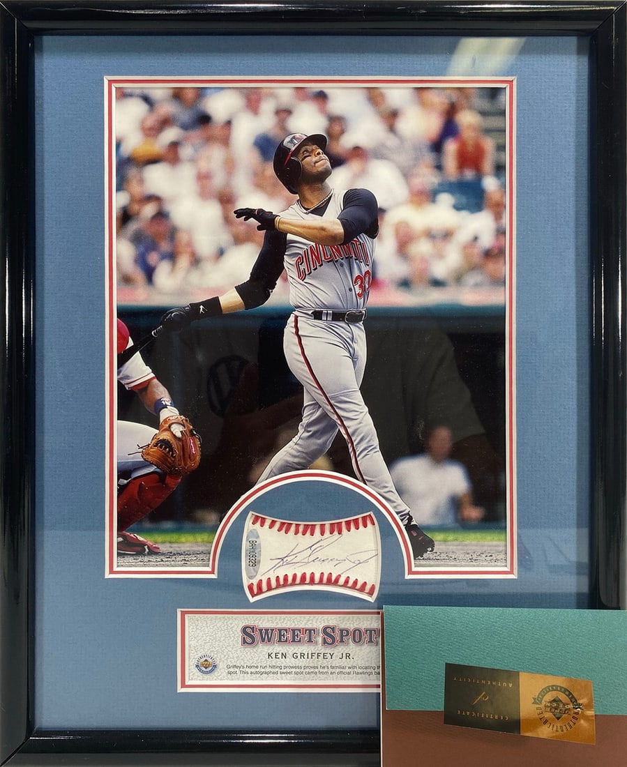 Key Griffey Jr Cincinnati Player Signed Poster (1 of 6)