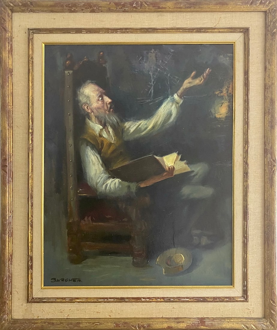 Juan Ignacio Burguete (1933- ?) Spanish Oil on Canvas (1 of 7)