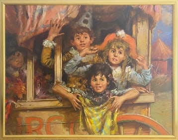 Pier GERMANI (XX-XXI) Italian Oil on Canvas