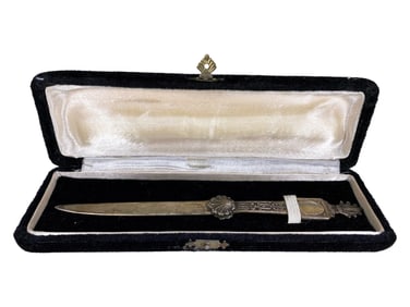 Vintage Turkish 800 Silver Letter Opener