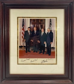 Presidents Reagan, Carter, Nixon & Ford Photo