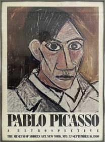 Picasso Restopective 1980 NY Musseum of Modern Art Poster