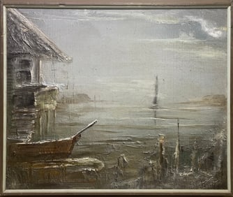 Robert E. HEYER Highr Relief on Canvas Painting