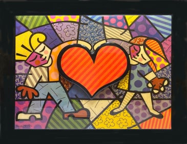 Romero BRITTO (1963) Brazilian Acrilyc Painting