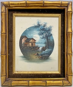Vintage Oil on Canvas by Nathan Winter