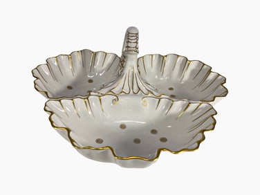 Vintage Czechoslovakian Porcelain Service Tray