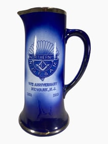 Thomas Maddock Sons Co masonic Jug