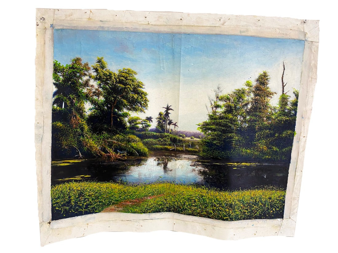 Oil on Canvas Landscape Painting, Without Frame (1 of 2)