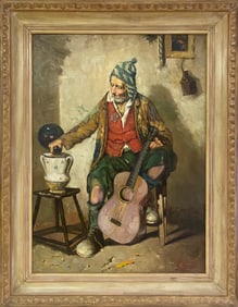 Luigi BECHI (1830-1919) Italian Oil on Canvas