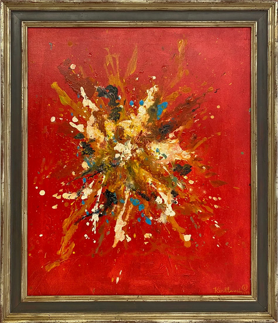 After Van KIRKLAND Oil on Canvas Painting: After Van KIRKLAND Oil on Canvas Painting, made by anonymous artist. 27 1/2 x 23 1/2 x 1 3/8 in framed. 24 x 20 in unframed.Good condition. Local Pick up call one day before to make an appointment. TO