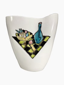 Marked Gants CA Porcelain Vase