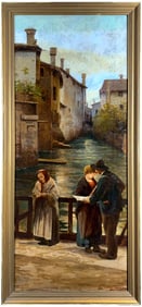 Signed Virgilio Campiniz, 1953 Oil on Canvas