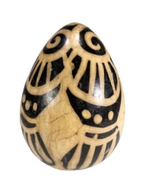 Probably Natural Egg, Hand Painted