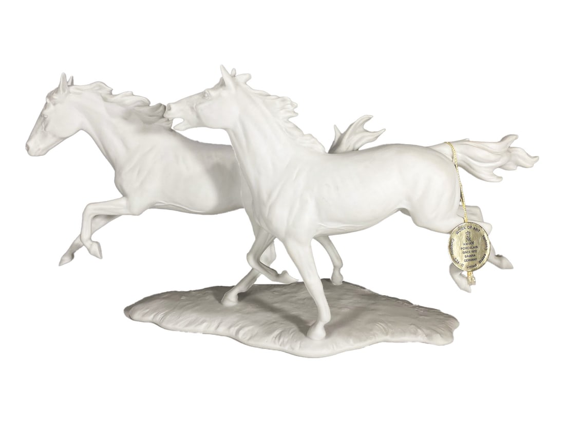 Kaiser, West Germany by G. Bochmann Horses Porcelain Fig (1 of 7)